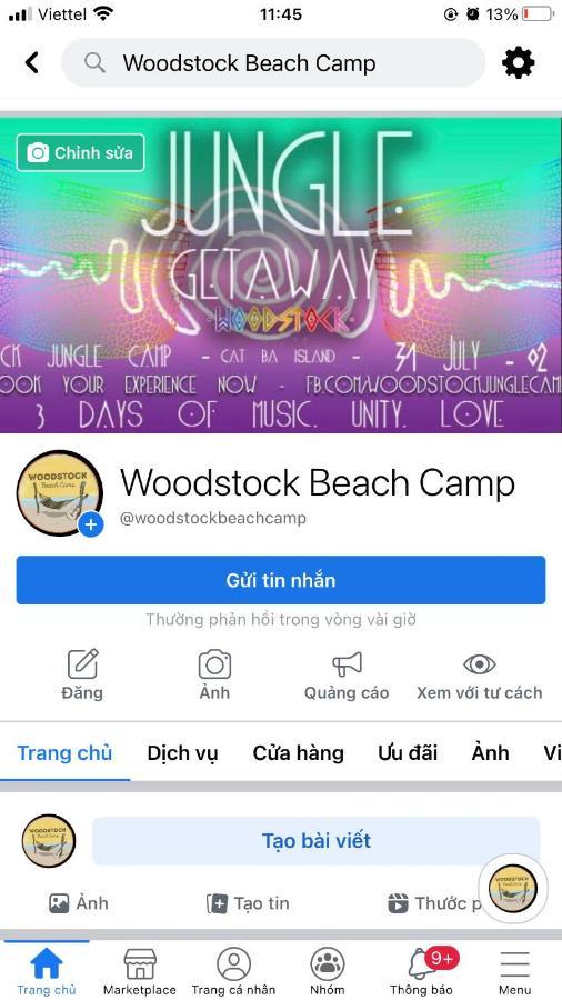 Woodstock Beach Camp Hien Hao Kültér fotó