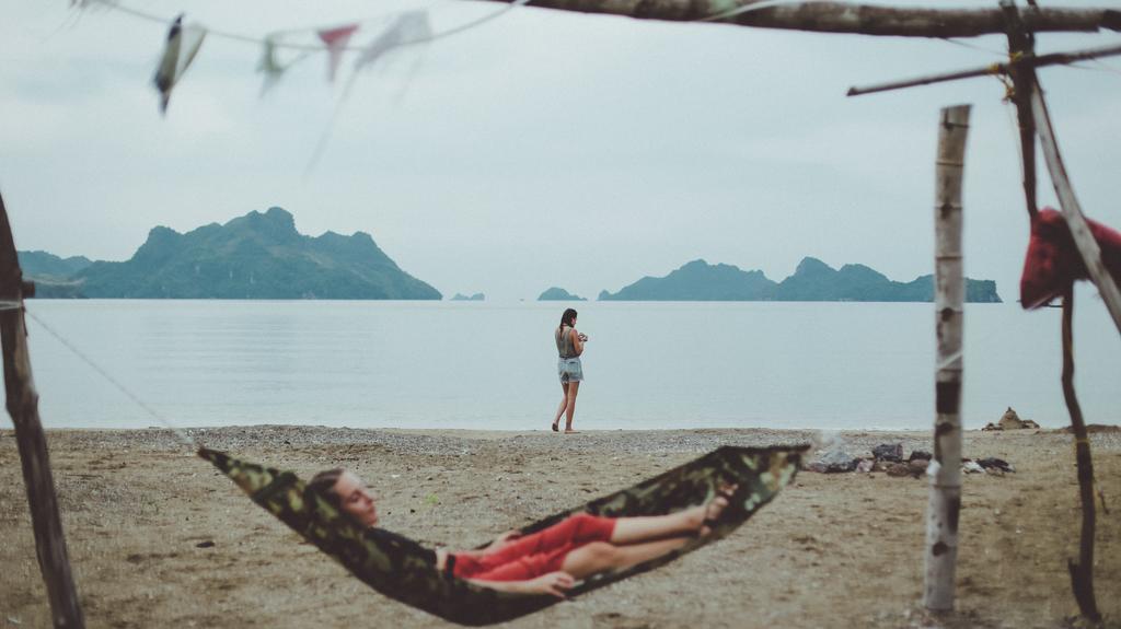 Woodstock Beach Camp Hien Hao Kültér fotó